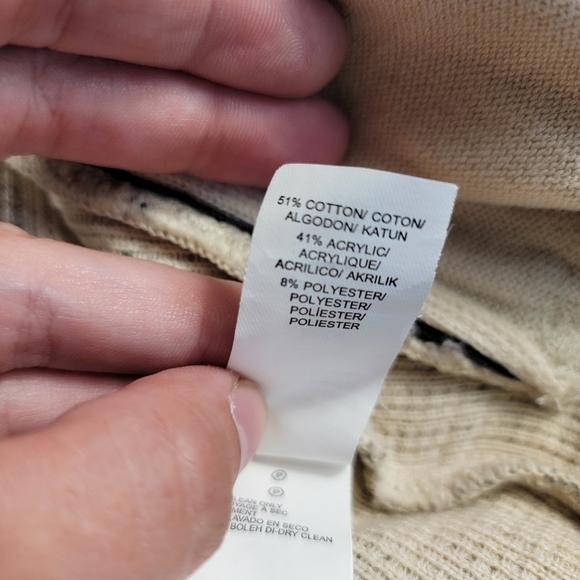 Lucky Brand Marled Knit Tweed Moto Asymmetrical Zip Up Blazer Jacket Small S ^^ - Picture 6 of 8